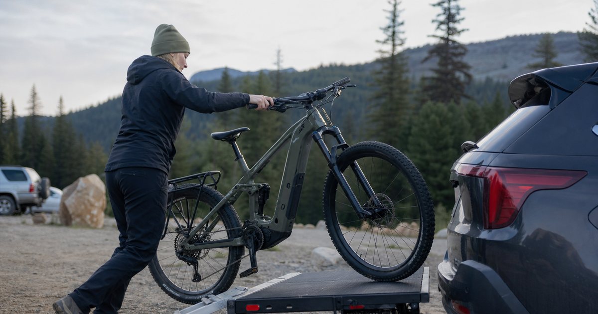What should a buyer do when choosing a hitch rack for a heavy luxury electric bike?