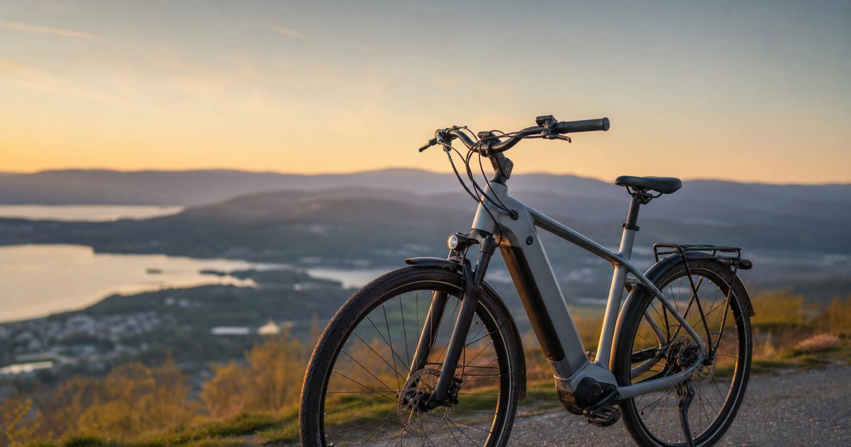 What battery range can you realistically expect from a premium electric bicycle?